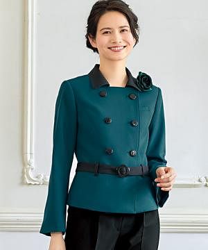 事務服・会社制服の通販の【ユニデポ 事務服】【MARY QUANT】全２色・ジャケット（ストレッチ・ウォッシャブル）