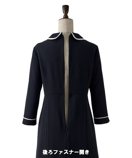 【MARY QUANT】全1色・ワンピース（七分袖・ストレッチ）