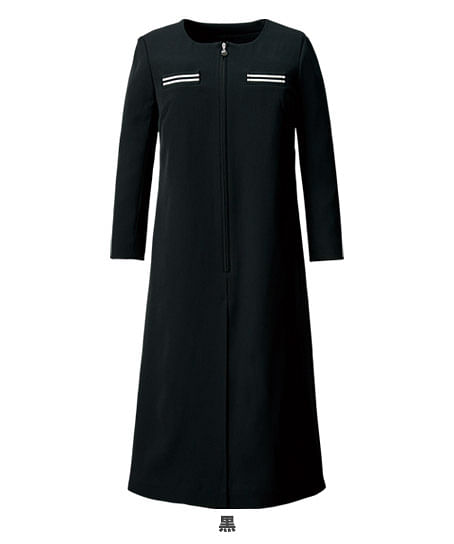 【MARY QUANT】全1色・ワンピース（八分袖・ストレッチ）