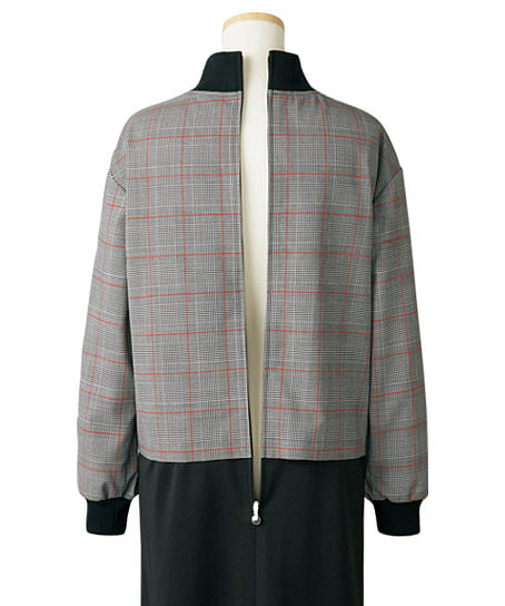 【MARY QUANT】全1色・ワンピース（九分袖・ニット・防シワ・吸汗速乾・抗ウイルス・抗菌防臭）