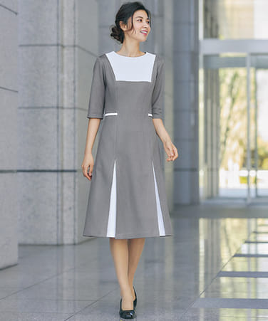 MARY QUANT】全1色・ワンピース（抗ウイルス・ストレッチ） M53281 