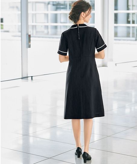 【MARY QUANT】ワンピース（半袖・ストレッチ・ホームウォッシャブル）