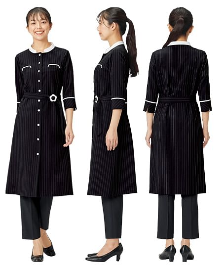 【MARY QUANT】ワンピース（七分袖・ストレッチ・ホームウォッシャブル）