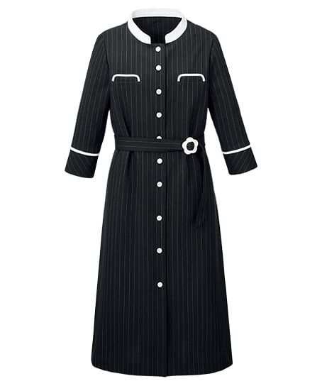 【MARY QUANT】ワンピース（七分袖・ストレッチ・ホームウォッシャブル）