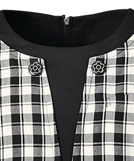 【MARY QUANT】全1色・ワンピース(ストレッチ・グリーン購入法適合・ホームウォッシャブル)