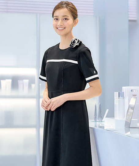 【MARY QUANT】全1色・ワンピース(半袖・ニット・帯電防止)