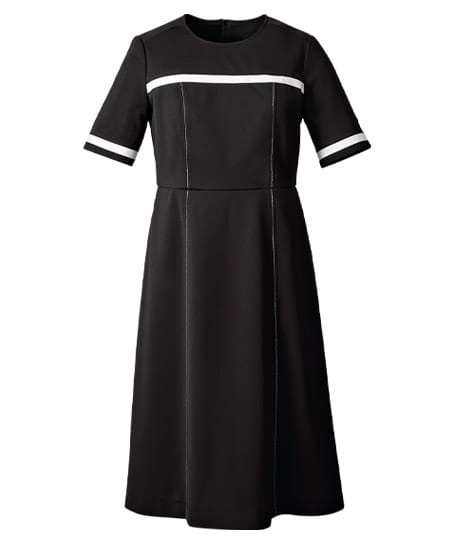 MARY QUANT】全1色・ワンピース（半袖・ニット・帯電防止） M53411