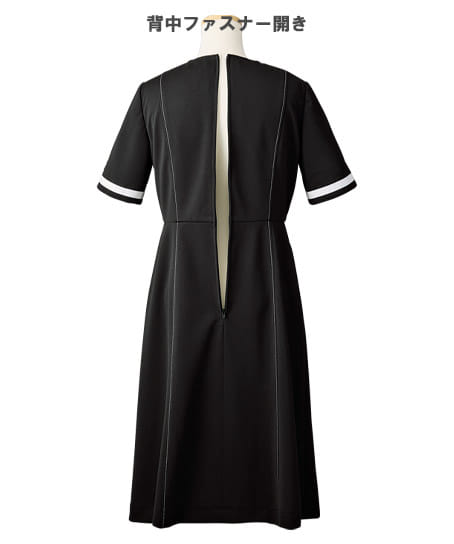 MARY QUANT】全1色・ワンピース（半袖・ニット・帯電防止） M53411