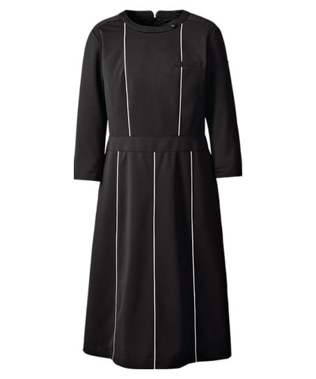 【MARY QUANT】全1色・ワンピース(6分袖・ニット・帯電防止)