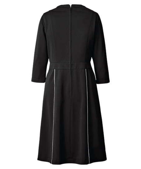 【MARY QUANT】全1色・ワンピース(6分袖・ニット・帯電防止)
