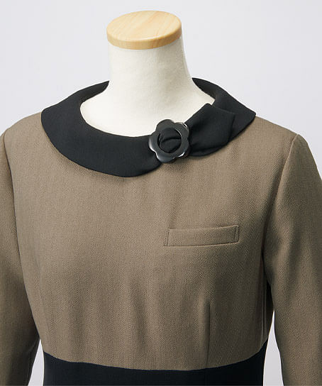 【MARY QUANT】全2色・ワンピース（ストレッチ・ホームウォッシャブル）