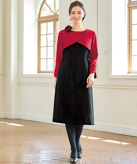 【MARY QUANT】全２色・ワンピース（ストレッチ・ウォッシャブル）