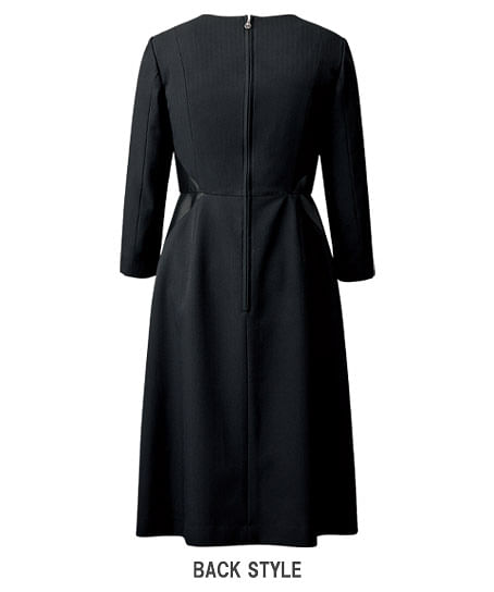 【MARY QUANT】全1色・ワンピース（七分袖・ストレッチ・ウォッシャブル）