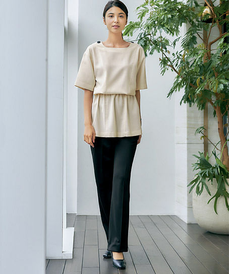 【MARY QUANT】至福のパンツ（ニット・防シワ・吸汗速乾・抗ウイルス・抗菌防臭）