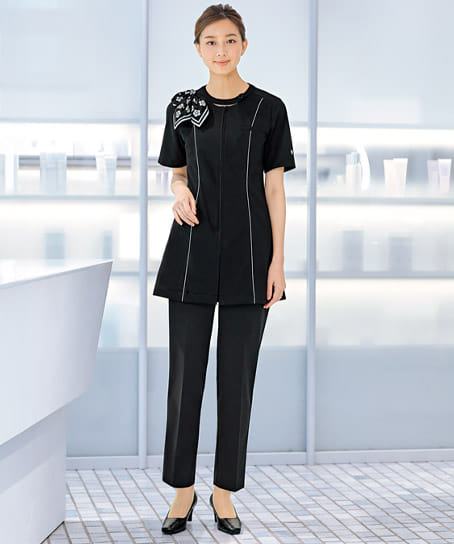 【MARY QUANT】全1色・パンツ（テーパード・ニット・帯電防止・66cm丈）