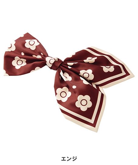 【MARY QUANT】全5色・リボンブローチ（クリップ）