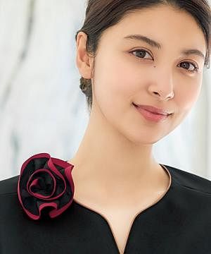 事務服・会社制服の通販の【ユニデポ 事務服】【MARY QUANT】全3色・コサージュ（クリップ）