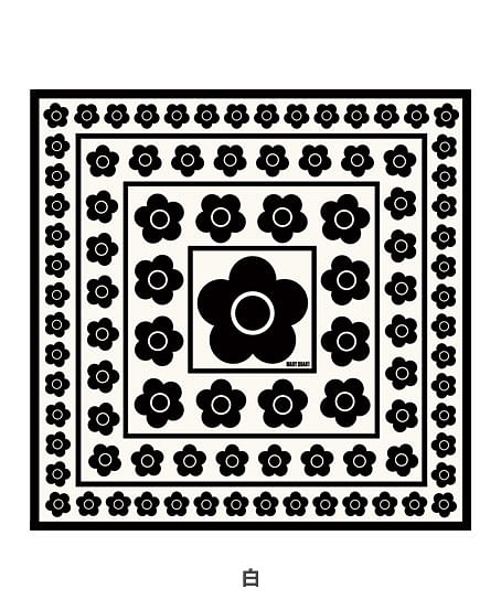 【MARY QUANT】全2色・スカーフ（88cm×88cm）