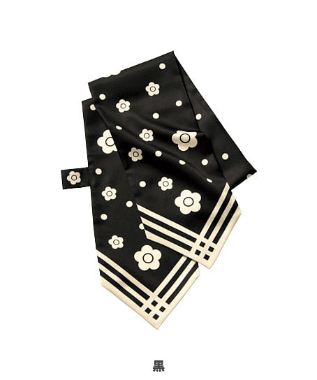 【MARY QUANT】全3色・スカーフ（14cm×123cm）