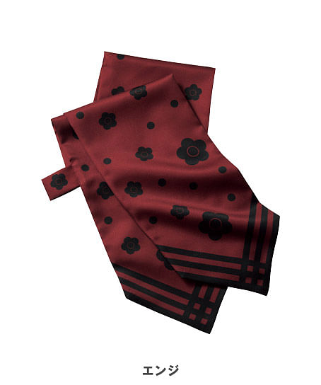 【MARY QUANT】全3色・スカーフ（14cm×123cm）