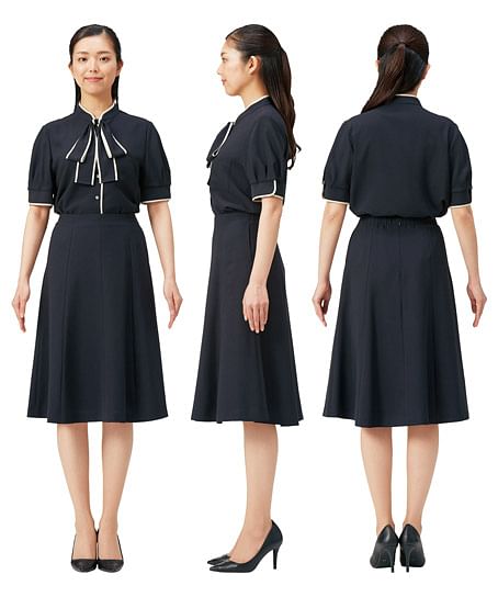 【YUKI TORII】全2色・スカート（フレア・ストレッチ・撥水・防汚・65cm丈）