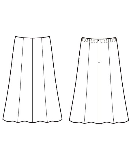 【YUKI TORII】全2色・スカート（フレア・ストレッチ・撥水・防汚・65cm丈）