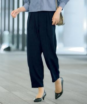 【YUKI TORII】全1色・パンツ（バレル・ストレッチ・撥水・防汚・68cm丈）