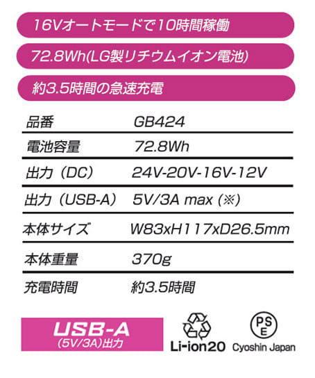 【長信ジャパン】24V バッテリー