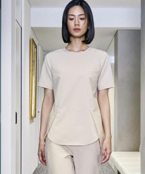 【FOLLORAISON】全2色・トップス（半袖・制電・ストレッチ）