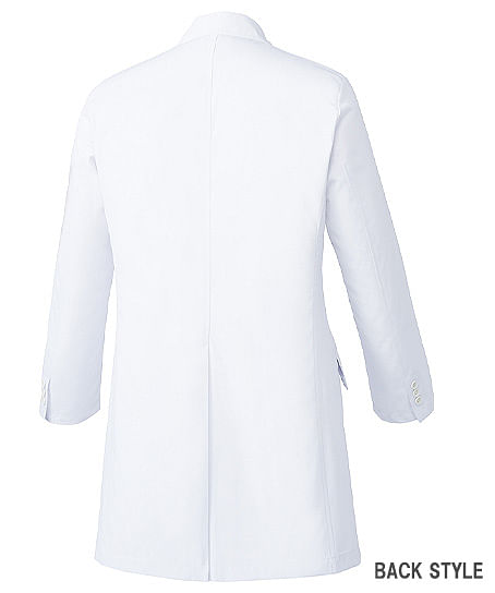 【Mizuno】ドクターコート 白衣（シングル）【男】（制菌・透け防止機能）