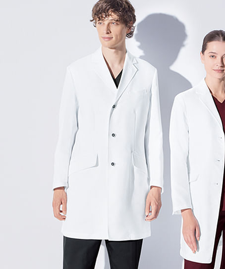 【全1色】ドクターコート（制菌加工・ストレッチ・メンズ） UN-0080 | 医療制服・スクラブ白衣の通販なら【ユニデポ メディカル】