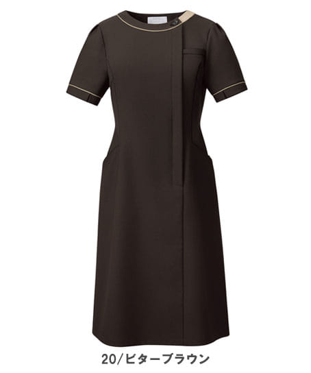 【全4色】ワンピース(ストレッチ・制電・吸汗速乾)