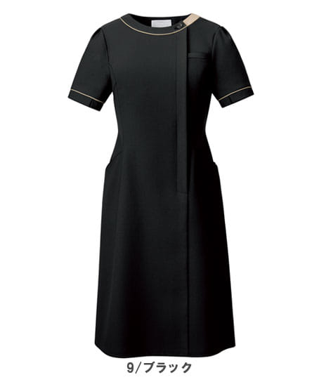 【全4色】ワンピース(ストレッチ・制電・吸汗速乾)