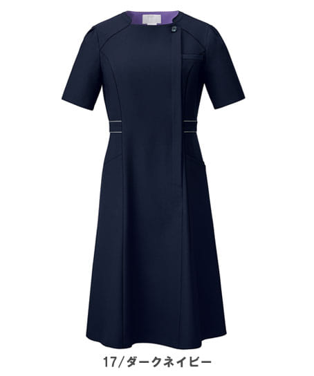 【全２色】ワンピース（ストレッチ・制電・吸汗速乾）