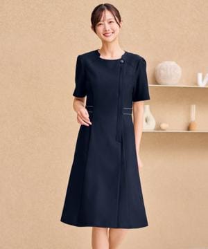 ユニフォーム・制服の通販の【ユニデポ】【全２色】ワンピース（ストレッチ・制電・吸汗速乾）