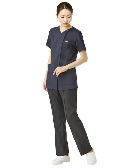 WEB先行【全2色】レディスパンツ(防水型生理用・ストレッチ・ウエストゴム&調節ベルト)