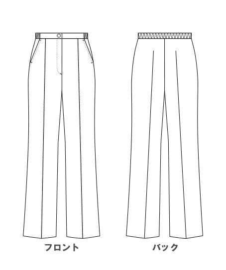 WEB先行【全2色】レディスパンツ(防水型生理用・ストレッチ・ウエストゴム&調節ベルト)