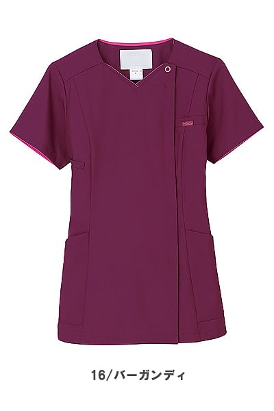 全5色】ジップスクラブ（吸汗速乾・レディース） 7022SC-2 医療制服・スクラブ白衣の通販なら【ユニデポ メディカル】
