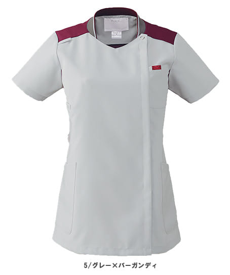 【全4色】ジップスクラブ （背中・脇ニット・レディス）