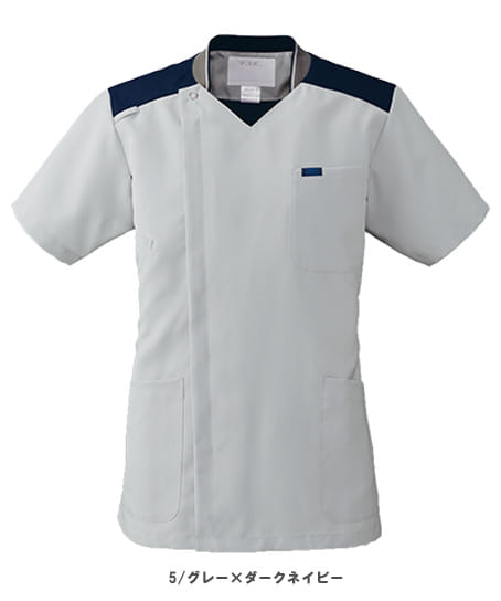 【全3色】ジップスクラブ（背中・脇ニット・メンズ）