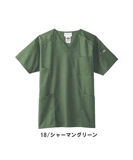 【Dickies】全4色・ディッキーズ スクラブ （リップストリップ生地・男女兼用）