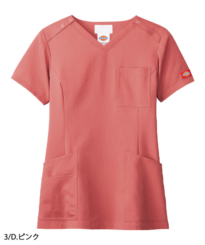 【Dickies】全4色・ ビンテージスクラブ (ストレッチ・レディース)