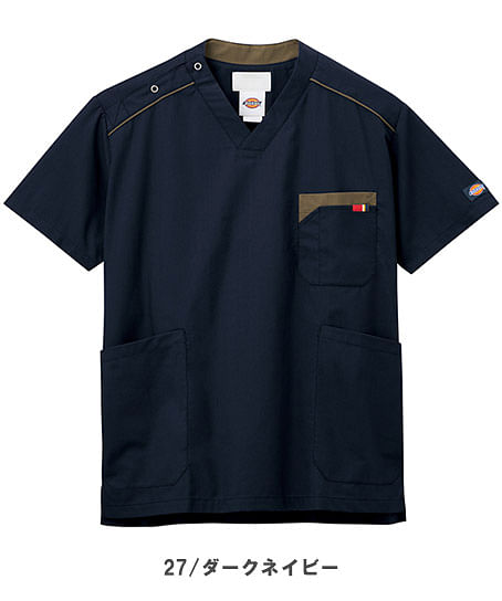 【Dickies】全3色　ディッキーズスクラブ（制電糸・男女兼用）