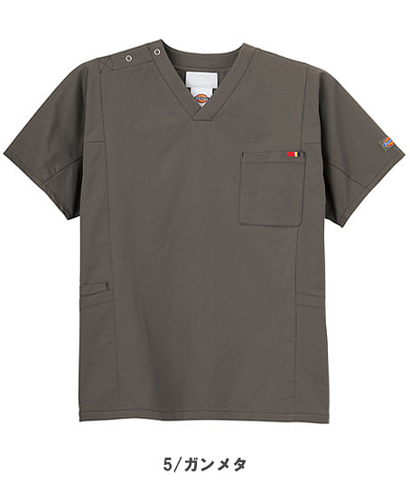 【Dickies】全4色　スクラブ（制電糸・速乾・吸汗・ストレッチ・男女兼用）