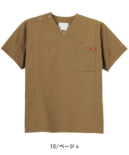 【Dickies】全5色　スクラブ（制電糸・速乾・吸汗・ストレッチ・男女兼用）