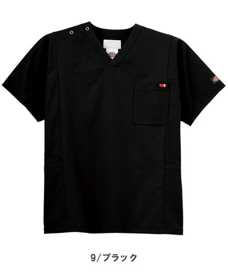 【Dickies】全5色　スクラブ（制電糸・速乾・吸汗・ストレッチ・男女兼用）