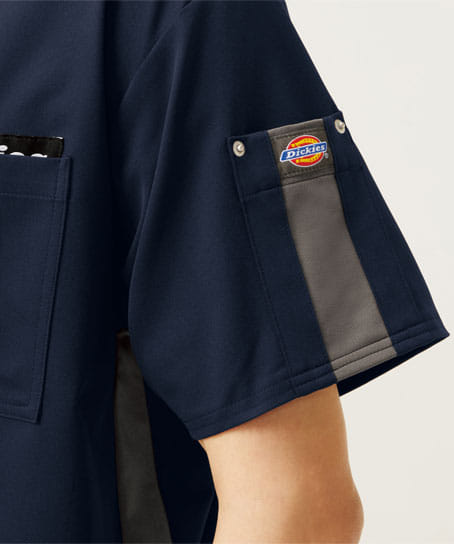 【Dickies】全3色 ディッキーズスクラブ(制電糸・速乾・吸汗・ストレッチ・男女兼用)