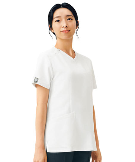 【全1色】PANTONE レディススクラブ(透け防止・吸汗・ストレッチ)