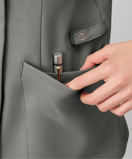 【全4色】チュニック(ストレッチ・制電・吸汗速乾)