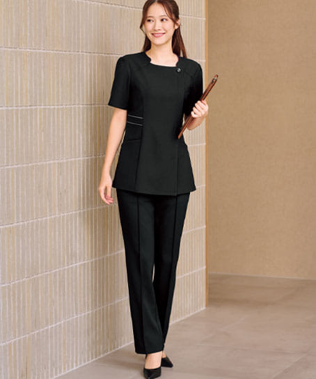 【全2色】チュニック(ストレッチ・制電・吸汗速乾)